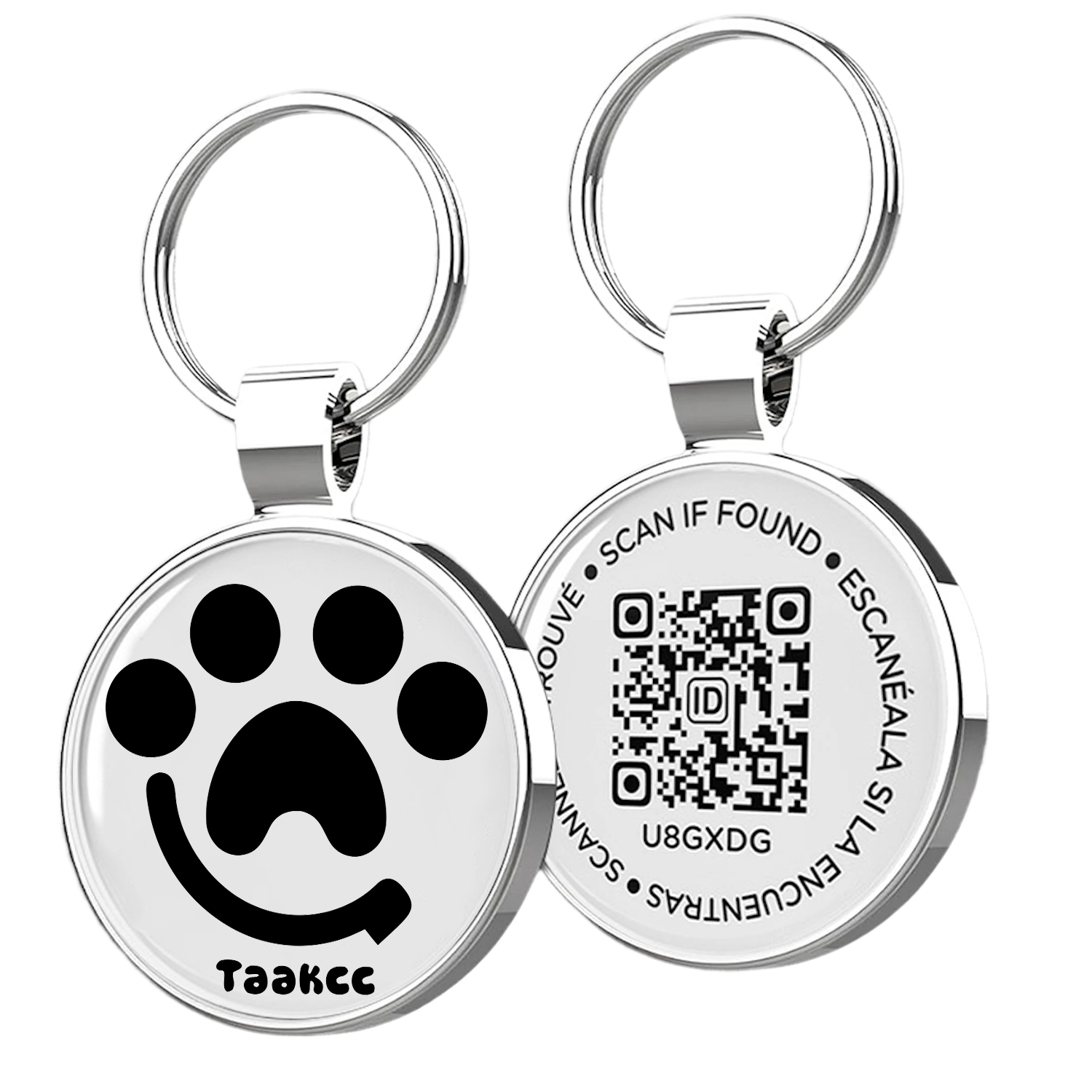 Pet Supplies Online - QR Kodlu Evcil Hayvan Etiketi, Metal