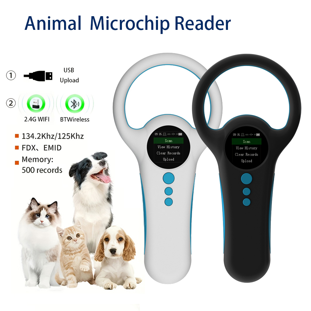 Pet Supplies Online - USB/2.4G Kablosuz/Bluetooth Hayvan Etiketi Okuyucu RFID