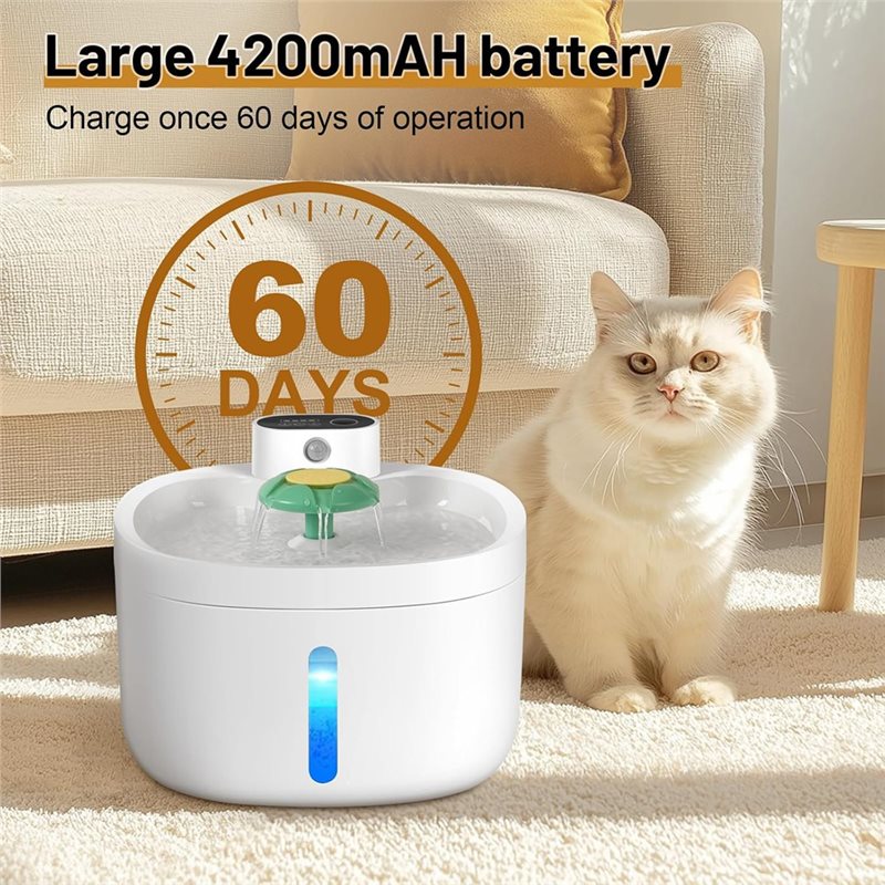 AT43-Pet Şarj Edilebilir Kedi  - Pet Water Fountain incelemesi ve fiyatı