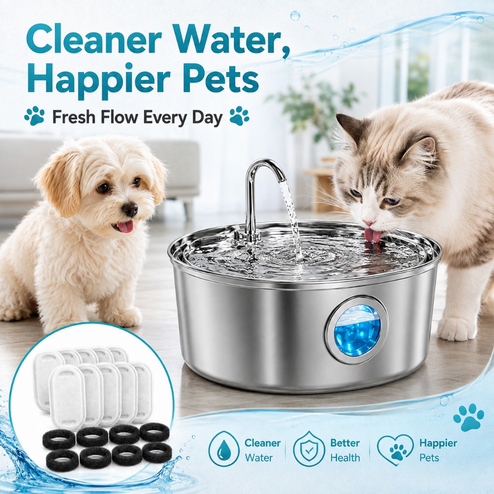 Paslanmaz Çelik Evcil Hayvan S - Pet Water Fountain incelemesi ve fiyatı